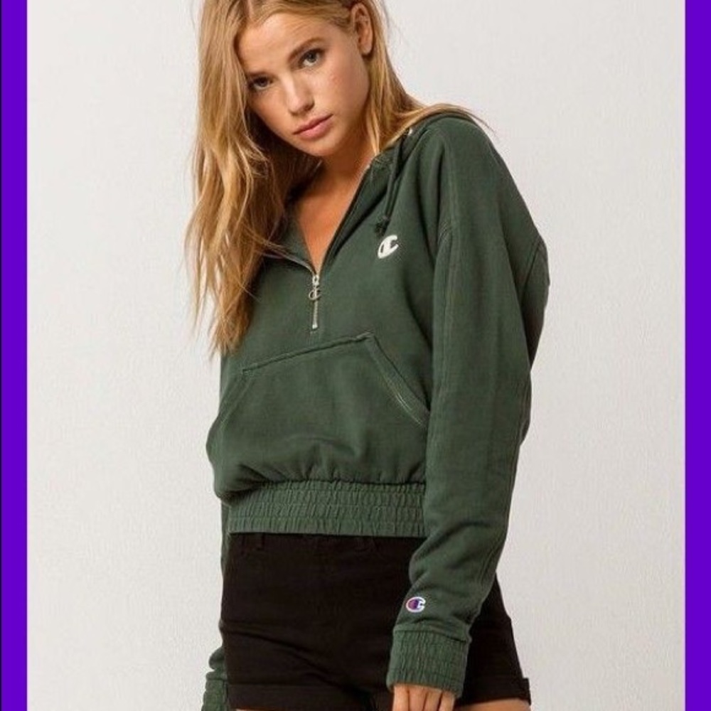 Champion cropped hoodie